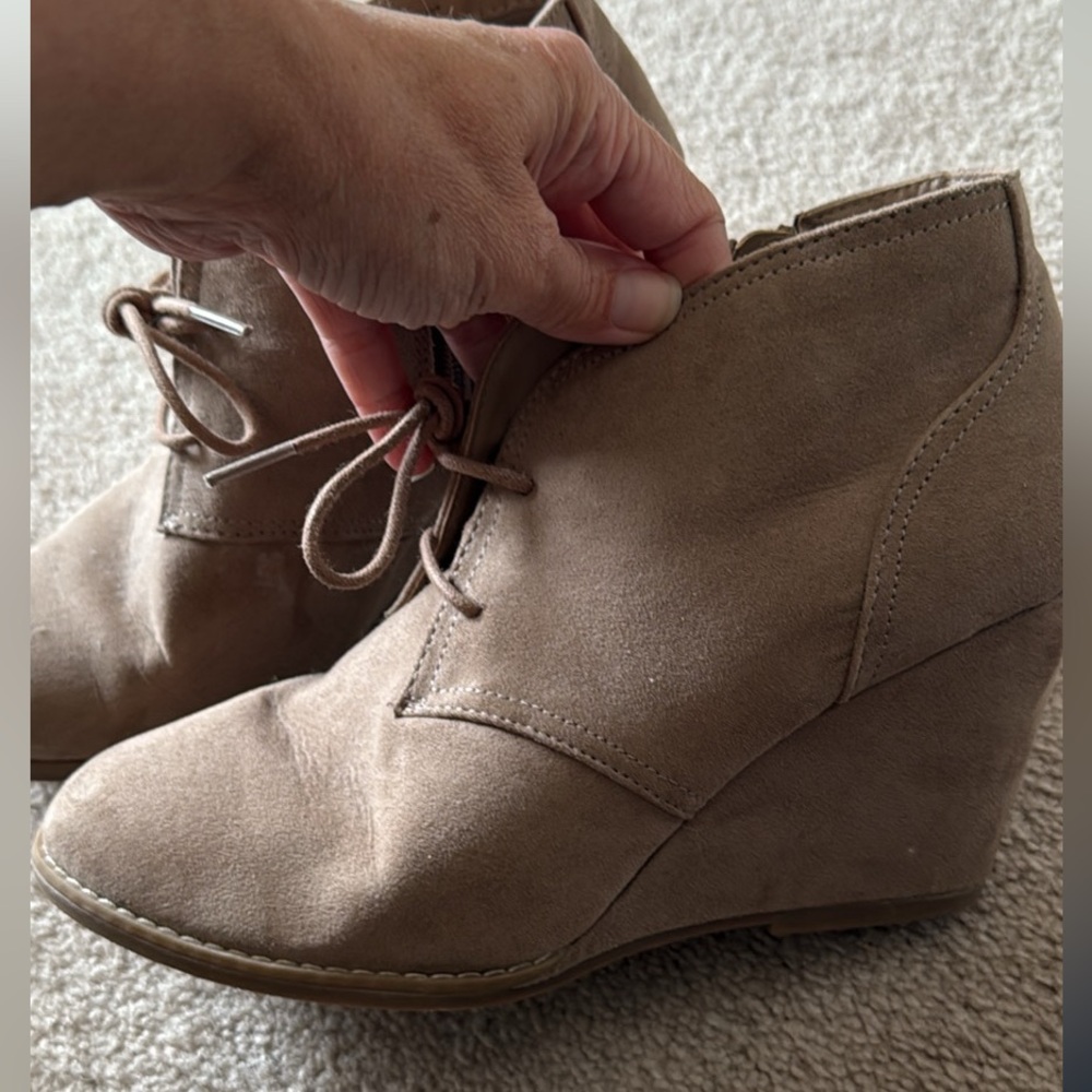 Universal Thread Tan Ankle Boots - image 1